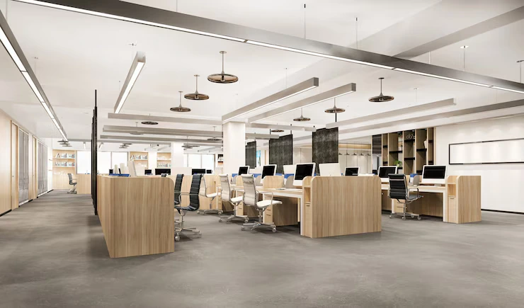3D Rendering Business Meeting Working Room Office Building