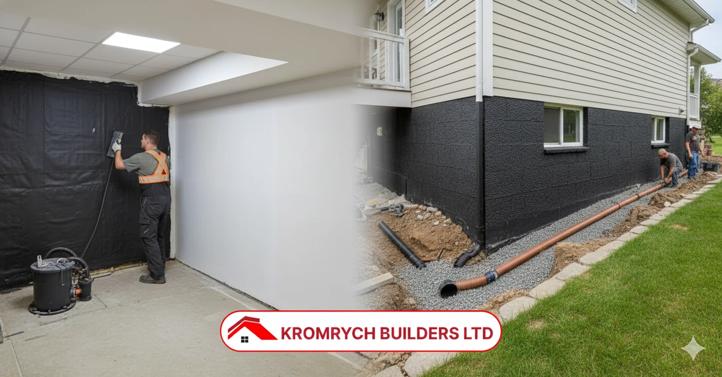 Kromrych Builders professional waterproofing services