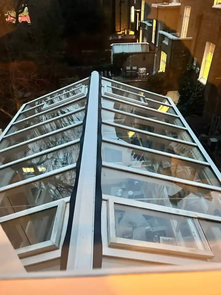 Glazed conservatory roof