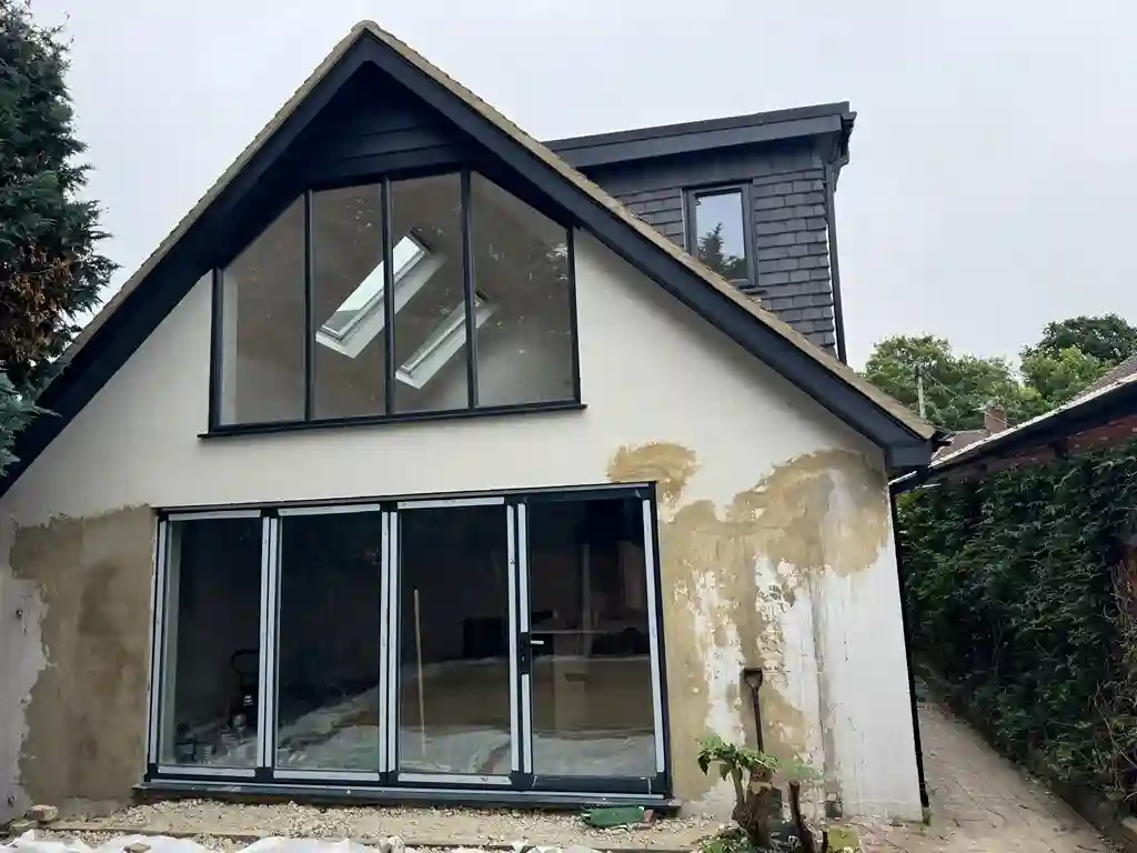Dormer and glazed gable