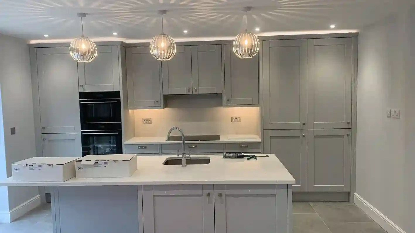Grey shaker kitchen